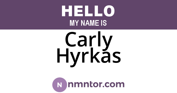 Carly Hyrkas