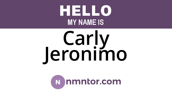 Carly Jeronimo
