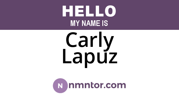 Carly Lapuz