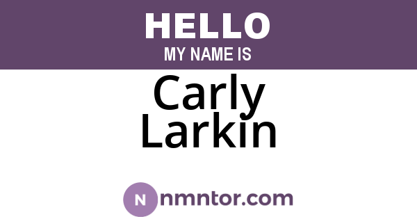 Carly Larkin