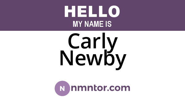 Carly Newby