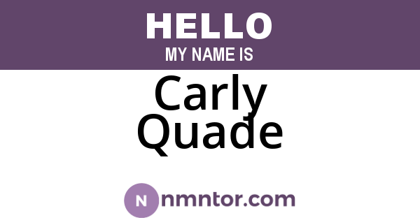 Carly Quade