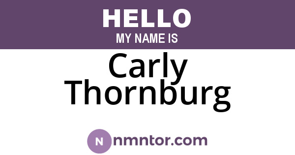 Carly Thornburg
