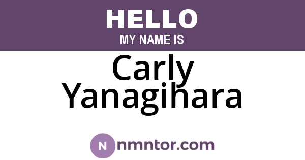 Carly Yanagihara