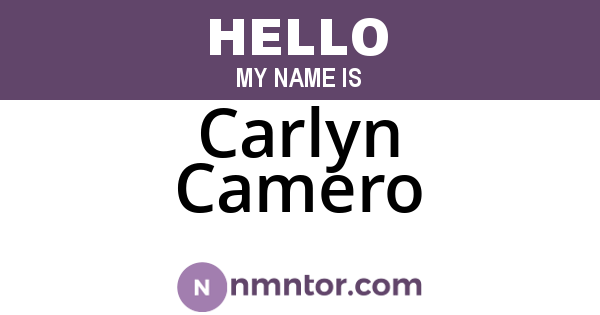 Carlyn Camero