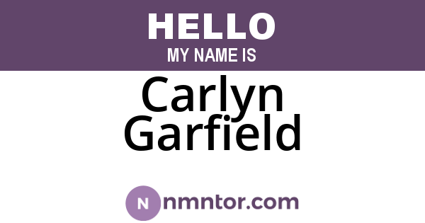 Carlyn Garfield