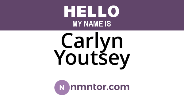 Carlyn Youtsey