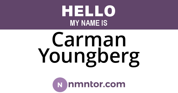 Carman Youngberg