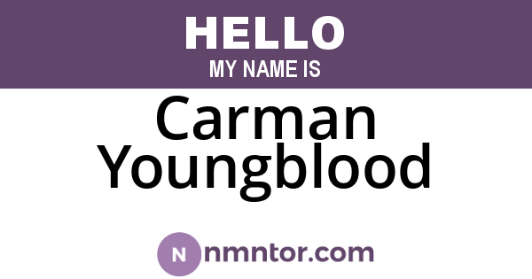 Carman Youngblood