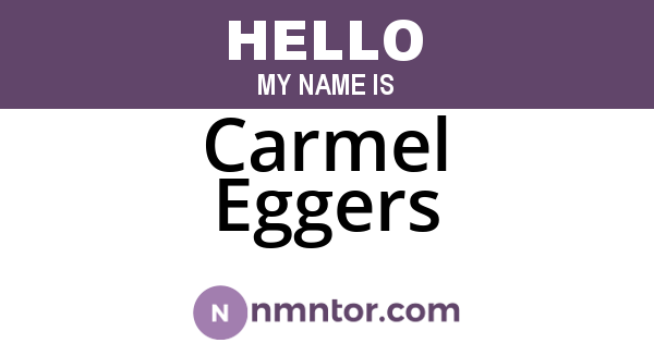 Carmel Eggers