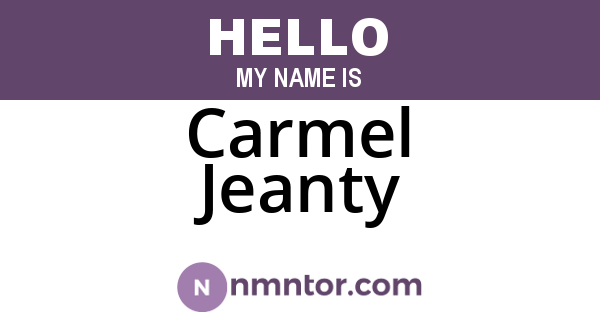 Carmel Jeanty