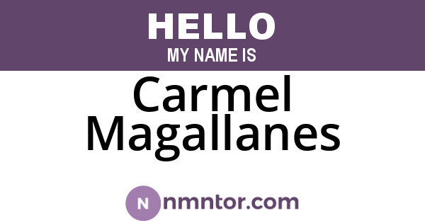 Carmel Magallanes