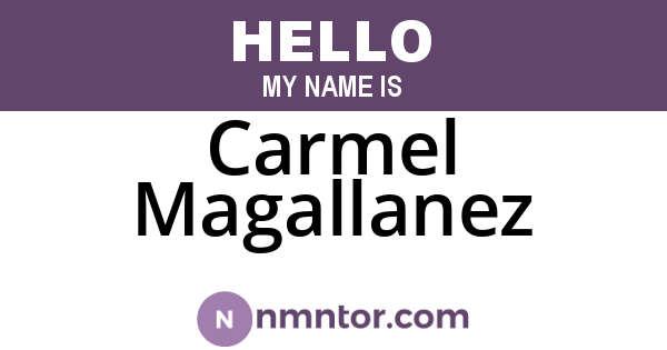 Carmel Magallanez