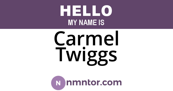 Carmel Twiggs