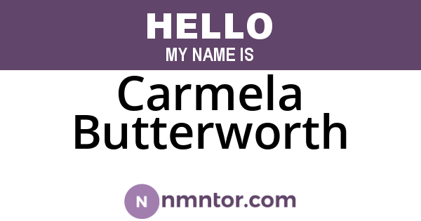 Carmela Butterworth