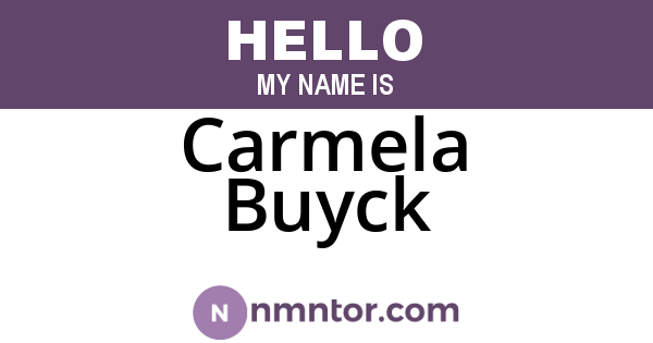 Carmela Buyck