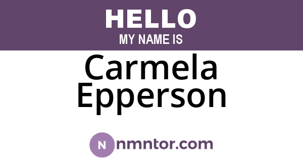 Carmela Epperson