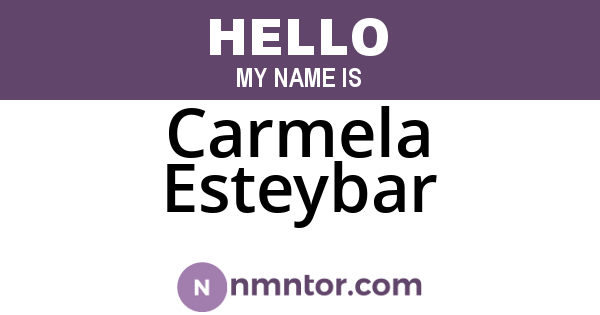 Carmela Esteybar