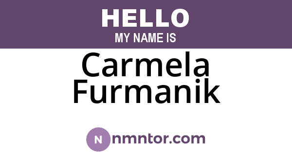 Carmela Furmanik