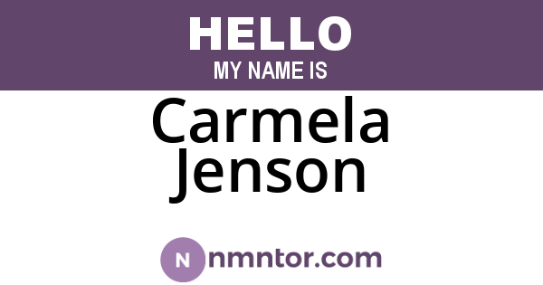 Carmela Jenson