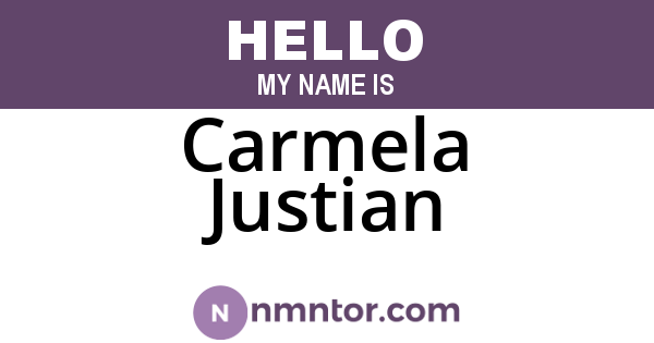 Carmela Justian