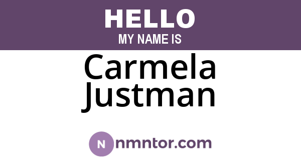 Carmela Justman