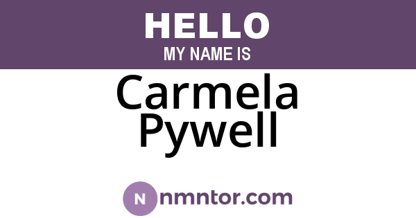 Carmela Pywell