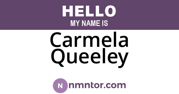 Carmela Queeley