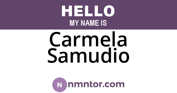 Carmela Samudio