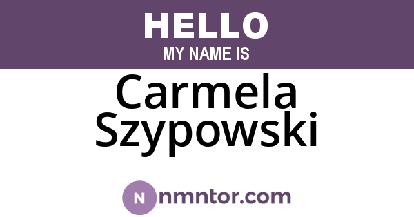 Carmela Szypowski