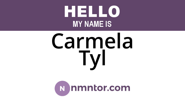 Carmela Tyl