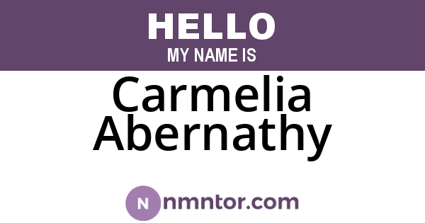 Carmelia Abernathy