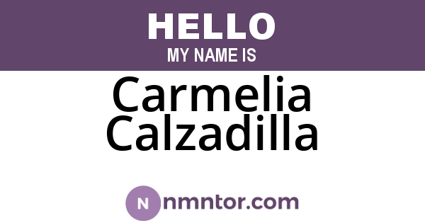 Carmelia Calzadilla