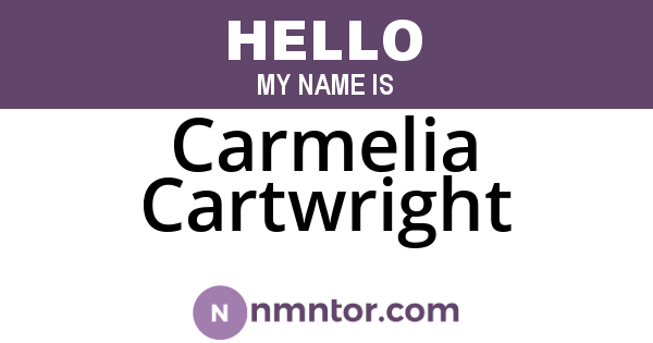 Carmelia Cartwright