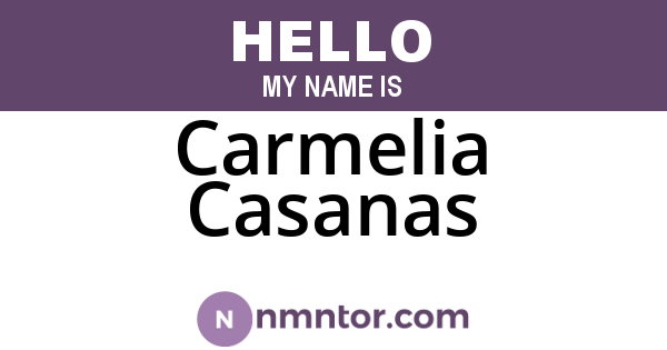 Carmelia Casanas