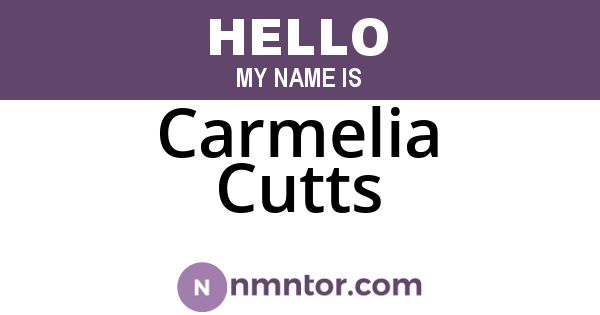 Carmelia Cutts