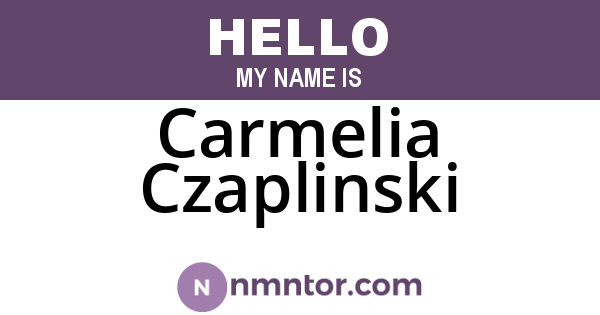 Carmelia Czaplinski