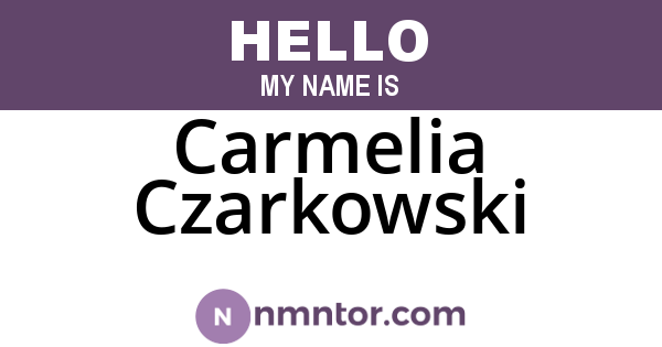 Carmelia Czarkowski