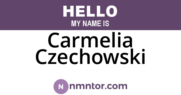 Carmelia Czechowski