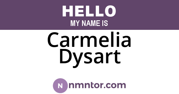 Carmelia Dysart
