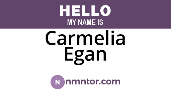 Carmelia Egan