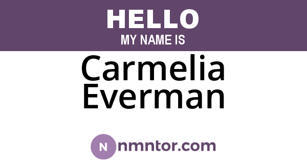 Carmelia Everman