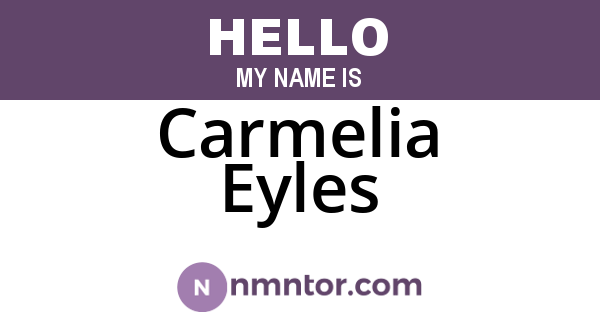 Carmelia Eyles