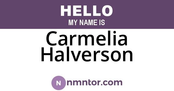 Carmelia Halverson