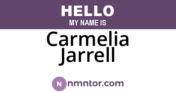 Carmelia Jarrell