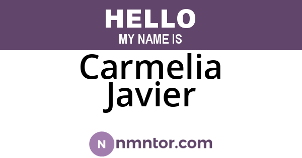 Carmelia Javier