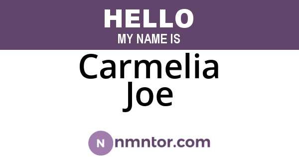 Carmelia Joe