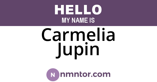 Carmelia Jupin