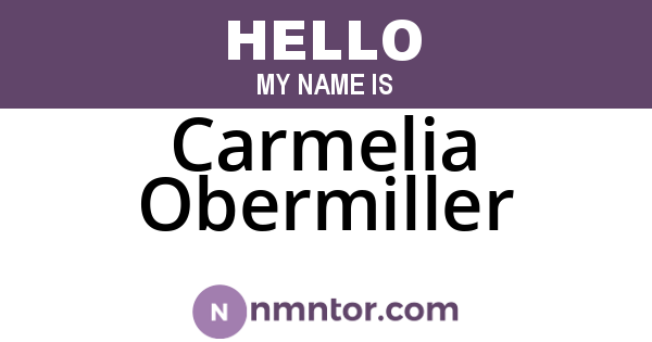 Carmelia Obermiller