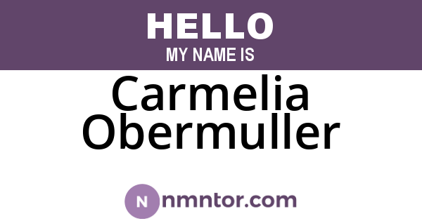 Carmelia Obermuller